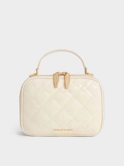 Charles & Keith - Duo Quilted Vanity Bag In Multi