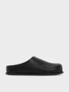 Charles & Keith - Flatform Mules In Black