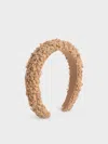 Charles & Keith - Furry Headband In Camel
