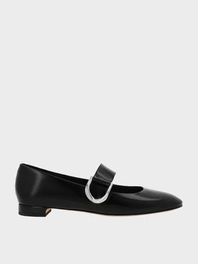 Charles & Keith - Gabine Leather Mary Janes In Black Box