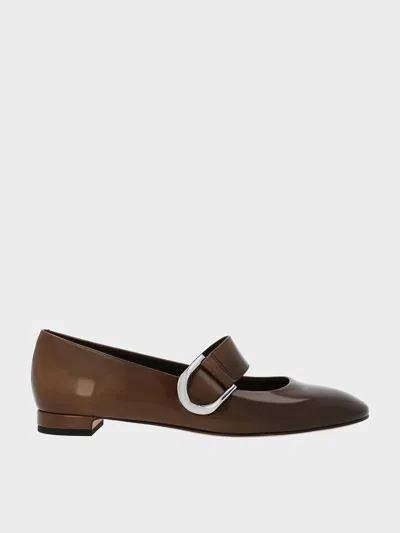 Charles & Keith - Gabine Leather Mary Janes In Brown
