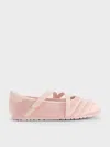 Charles & Keith - Girls' Recycled Polyester Mary Jane Sneakers