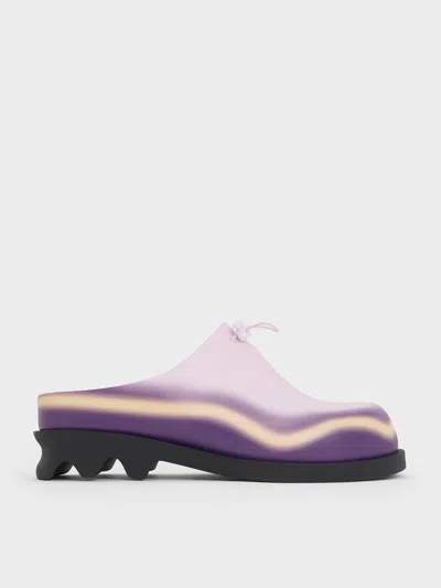 Charles & Keith - Gradient Wave Slip-on Mules
