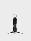 Charles & Keith - Grommet Lace-up Bag Charm In Black