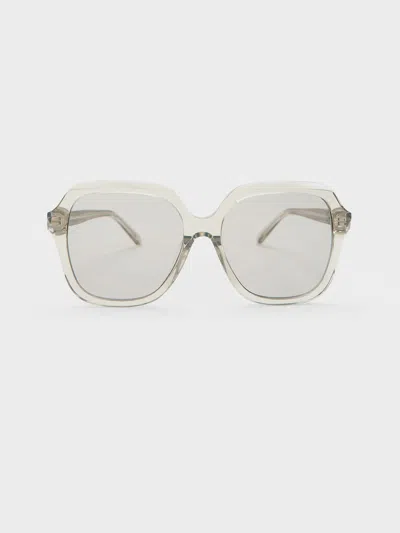 Charles & Keith - Izara Recycled Acetate Butterfly Sunglasses