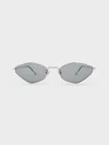 Charles & Keith - Jax Metal-frame Geometric Sunglasses