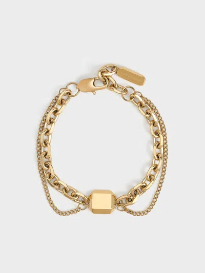 Charles & Keith - Keziah Double Chain-link Bracelet