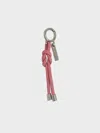 Charles & Keith - Knotted Rope Charm In Pink