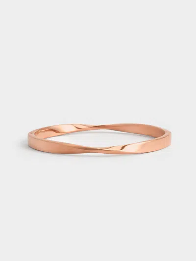 Charles & Keith - Lena Twist Bangle In Gold