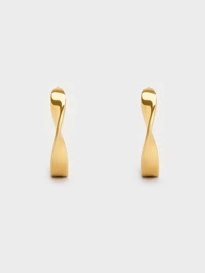 Charles & Keith - Lena Twist Hoop Earrings