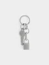 Charles & Keith - Lock & Key Charm In Silver