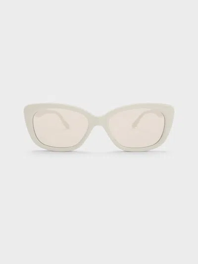 Charles & Keith - Maeva Recycled Acetate Cat-eye Sunglasses