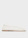 Charles & Keith - Mesh Ballet Flats In White