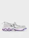 Charles & Keith - Mesh Gradient Wave Mary Jane Sneakers