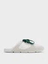 Charles & Keith - Mesh Patterned-lace Slip-on Sneakers In Multi
