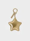 Charles & Keith - Metallic Star Mirror Charm In Gold