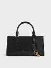 Charles & Keith - Mini Kerry Tote Bag In Black