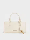 Charles & Keith - Mini Kerry Tote Bag In Cream