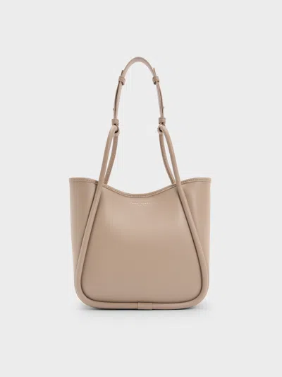Charles & Keith - Mini Lyla Tubular Tote Bag