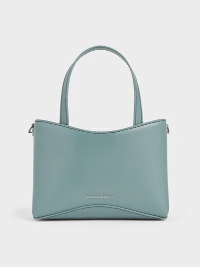 Charles & Keith - Mini Sybill Tote Bag In Green