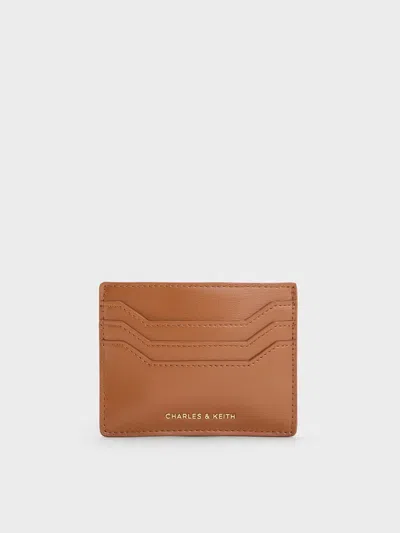 Charles & Keith - Multi-slot Card Holder In Brown