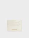 Charles & Keith - Carli Multi-slot Card Holder In Cream