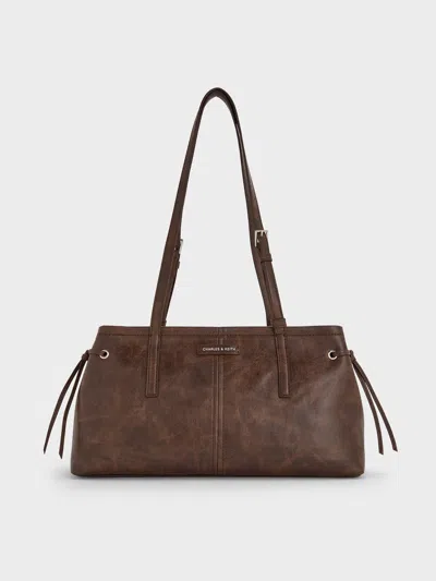 Charles & Keith - Noane Elongated-handle Shoulder Bag