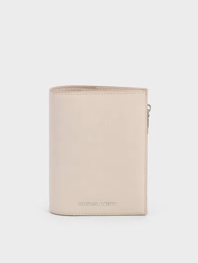 Charles & Keith - Noelle Passport Holder In Neutral