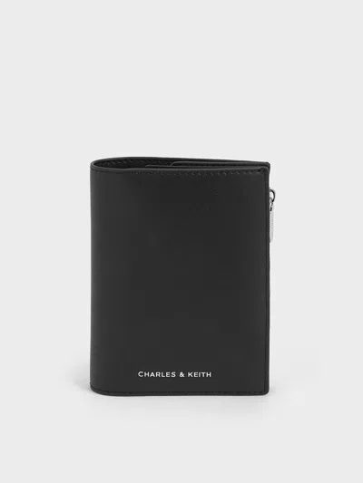 Charles & Keith - Noelle Passport Holder In Noir