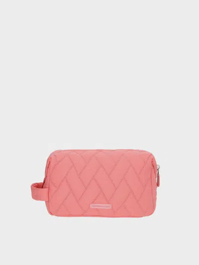 Charles & Keith - Nylon Chevron Pouch In Pink