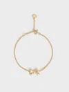 Charles & Keith - Paige Ribbon Bracelet In Gold
