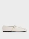 Charles & Keith - Perforated Rose High-vamp Mary Janes