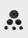 Charles & Keith - Polly Floral Charms Set In Black