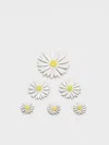 Charles & Keith - Polly Floral Charms Set In White