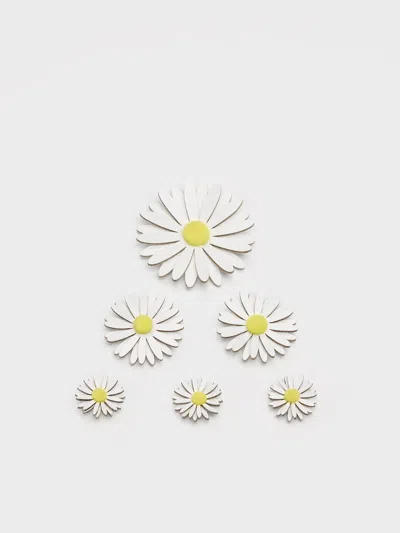 Charles & Keith - Polly Floral Charms Set In White