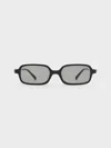 Charles & Keith - Sable Knot Rectangular Sunglasses In Black