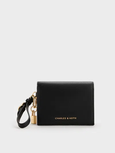 Charles & Keith - Scottie Small Wallet In Black