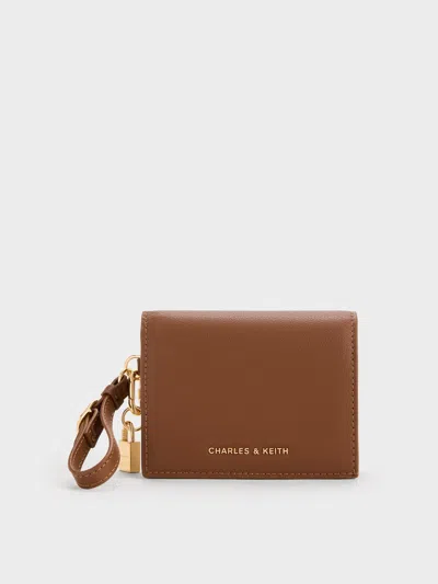 Charles & Keith - Scottie Small Wallet In Brown