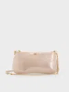 Charles & Keith - Sequin Mesh & Leather Shoulder Bag
