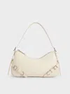 Charles & Keith - Sloane Shoulder Bag In Cream