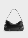 Charles & Keith - Sloane Shoulder Bag In Noir