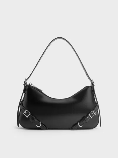 Charles & Keith - Sloane Shoulder Bag In Noir