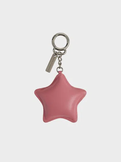 Charles & Keith - Star Mirror Charm In Pink