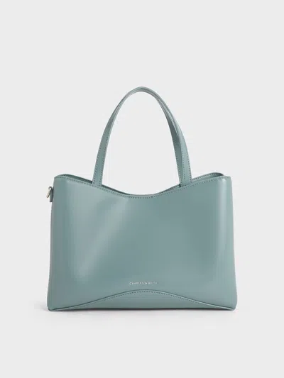 Charles & Keith - Sybill Tote Bag In Green