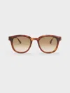 Charles & Keith - Violette Tortoiseshell Oval Sunglasses In T. Shell