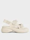 CHARLES & KEITH CHARLES & KEITH - BEADED-STRAP SPORTS SANDALS