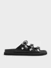 CHARLES & KEITH CHARLES & KEITH - BUCKLED TRIPLE-STRAP SANDALS