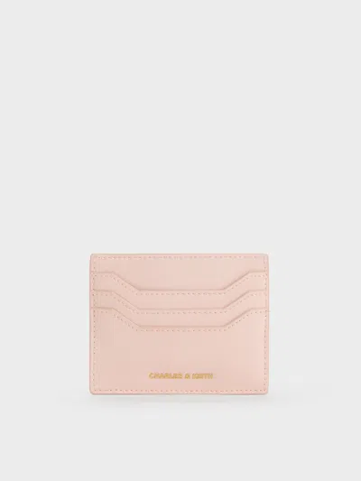 Charles & Keith - Carli Multi-slot Card Holder In Pink