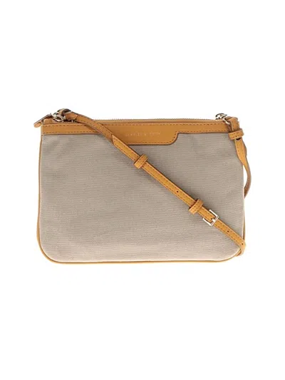 Pre-owned Charles & Keith Crossbody Bag In Brown
