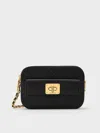 CHARLES & KEITH ELENI QUILTED ZIP CROSSBODY BAG